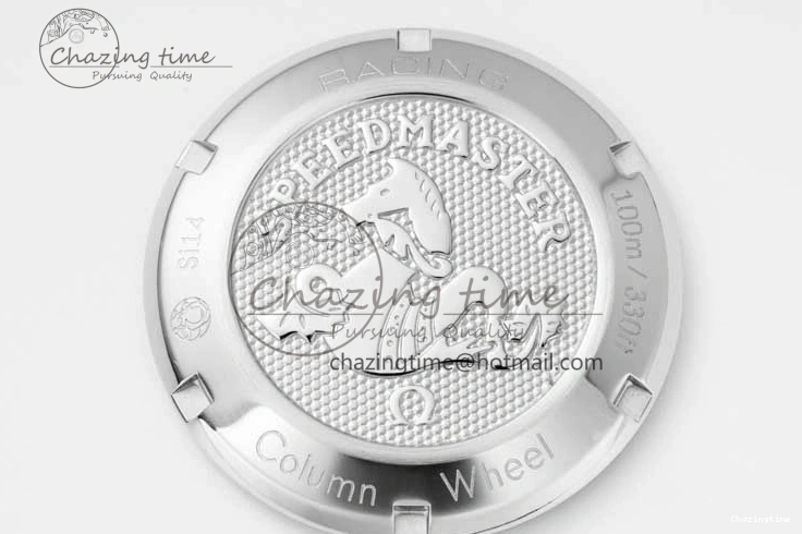 0512 Speedmaster Racing Master SS HKF Best Edition White Dial on SS Bracelet A Premium 7809